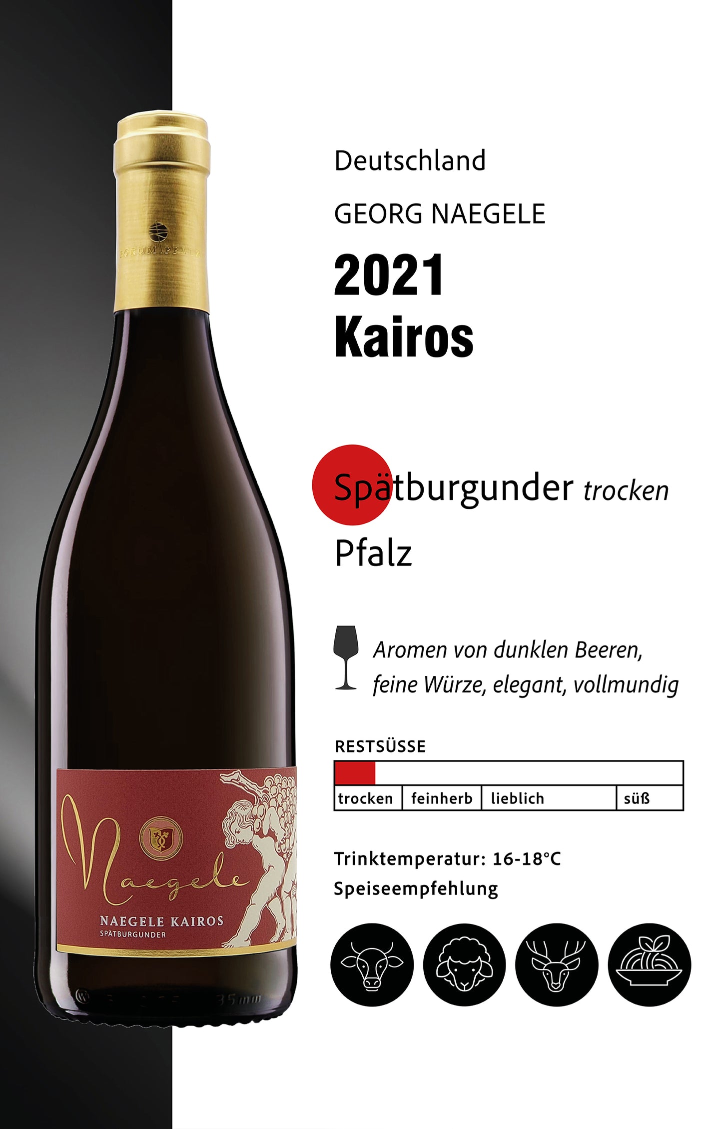 2021 - Nägele Kairos Spätburgunder trocken