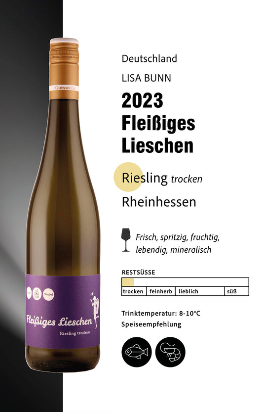 2023 - Fleißiges Lieschen (Riesling trocken)