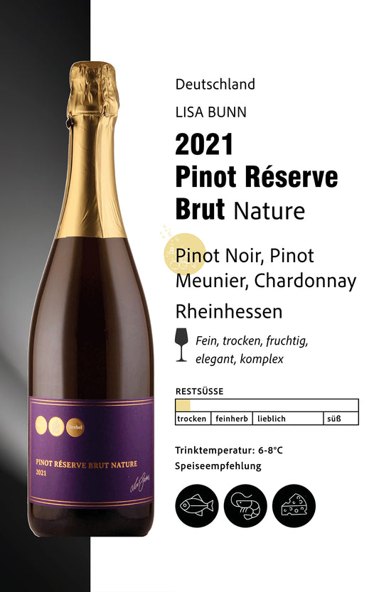 2021 - Pinot Reserve Brut Nature