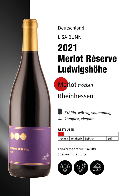 2021 - Merlot Reserve Ludwigshöhe