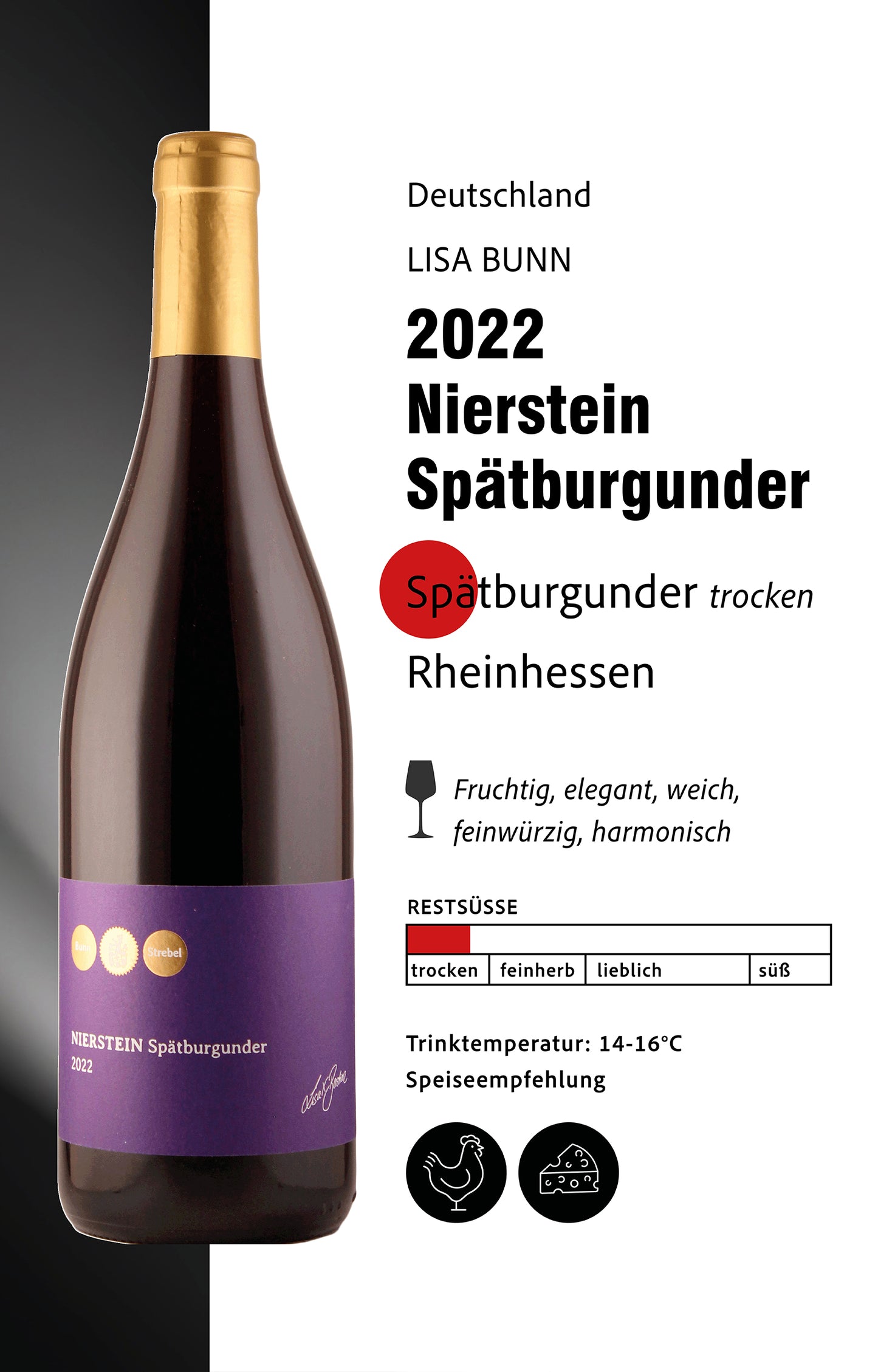 2022 - Nierstein Spätburgunder  trocken