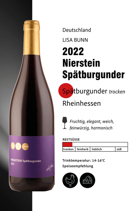 2022 - Nierstein Spätburgunder  trocken