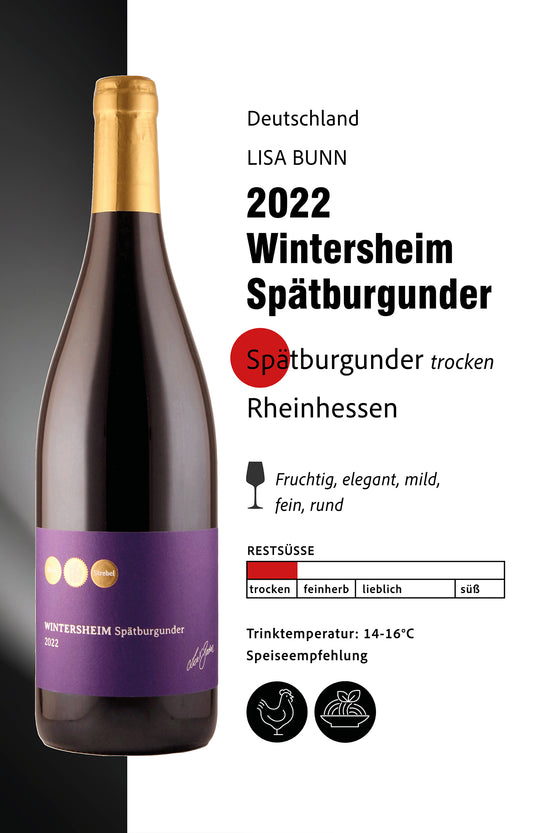 2022 - Wintersheim Spätburgunder  trocken