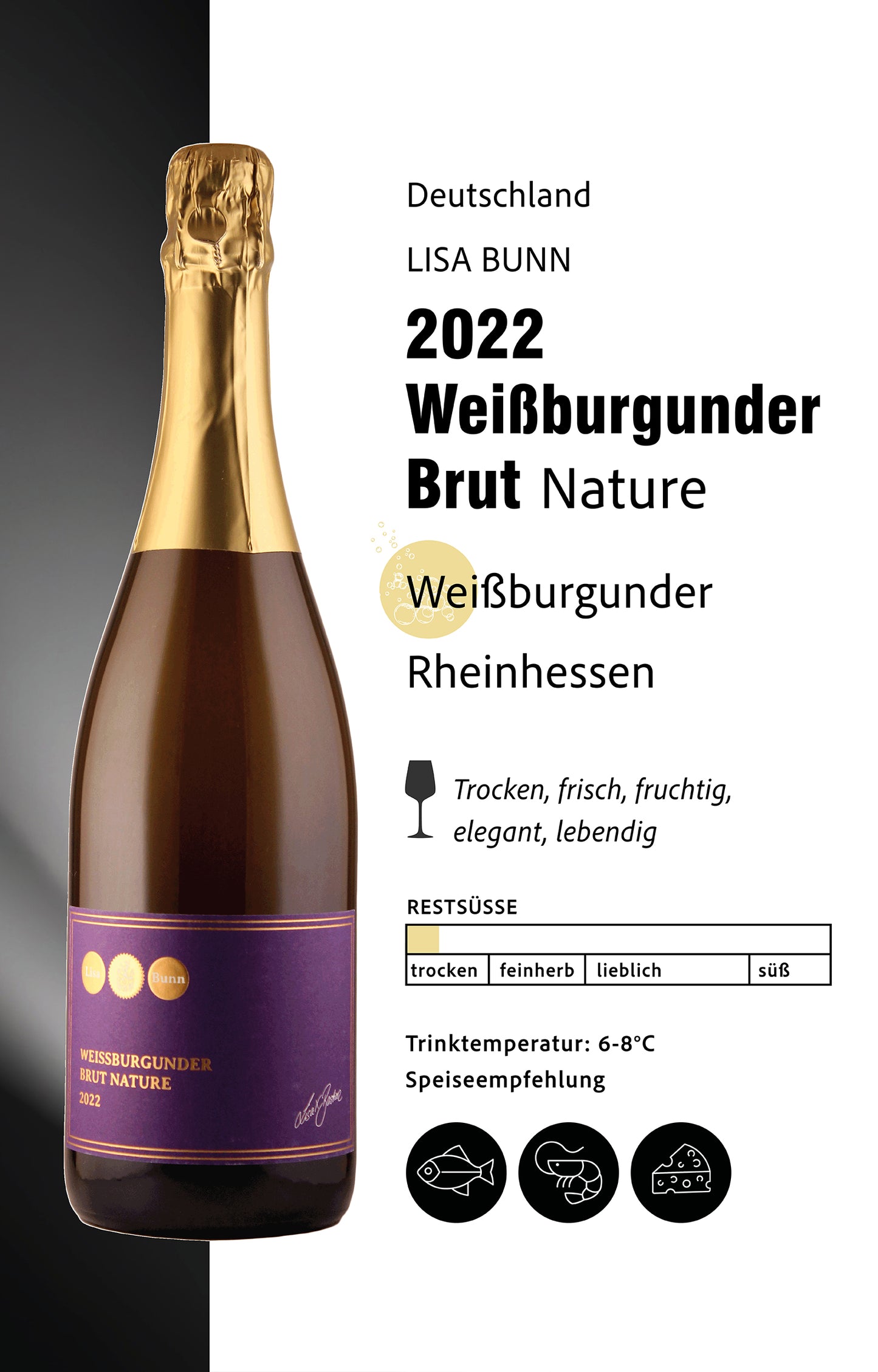 2022 - Weißburgunder Brut Nature