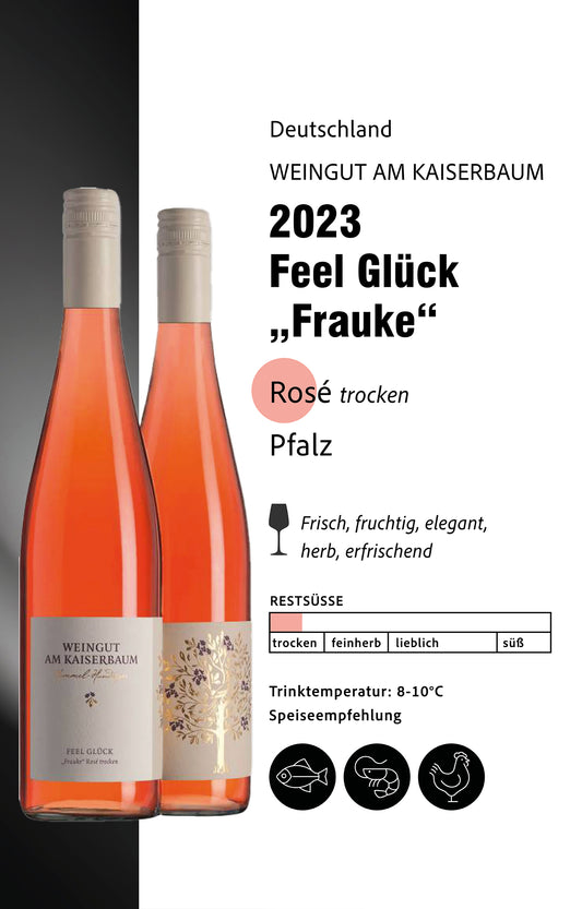2023 - Feel Glück „Frauke“ Rosé trocken